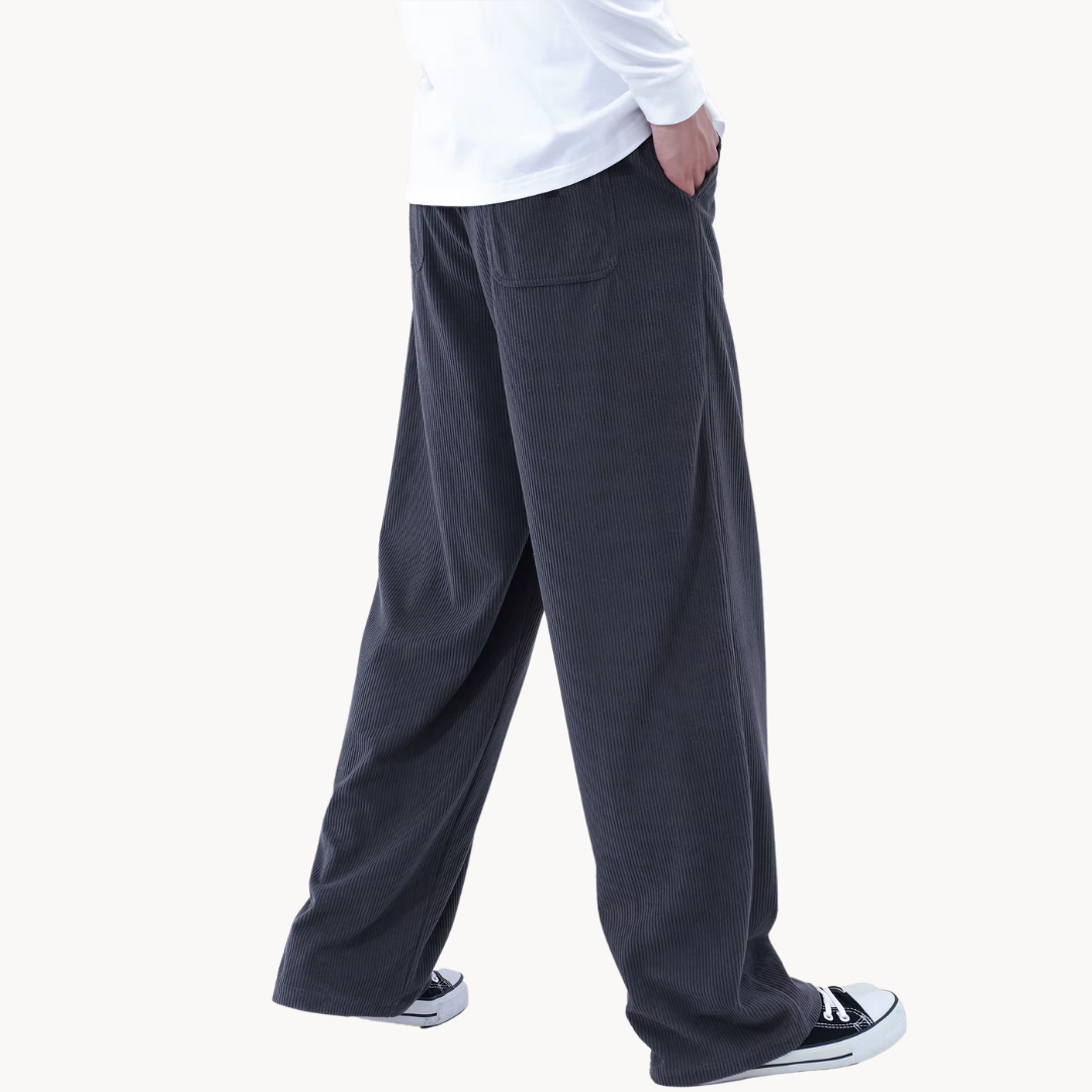 Cozy Corduroy Straight-Leg Pants 8