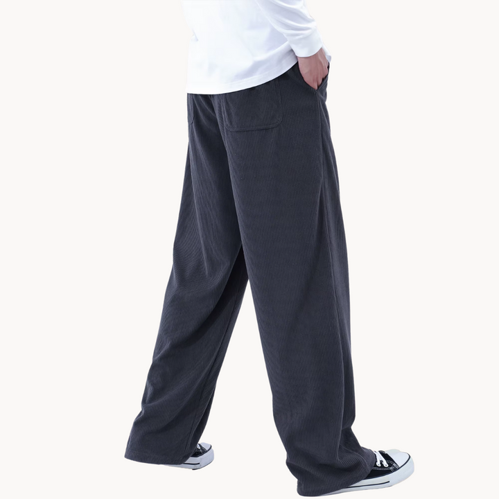 Cozy Corduroy Straight-Leg Pants 8
