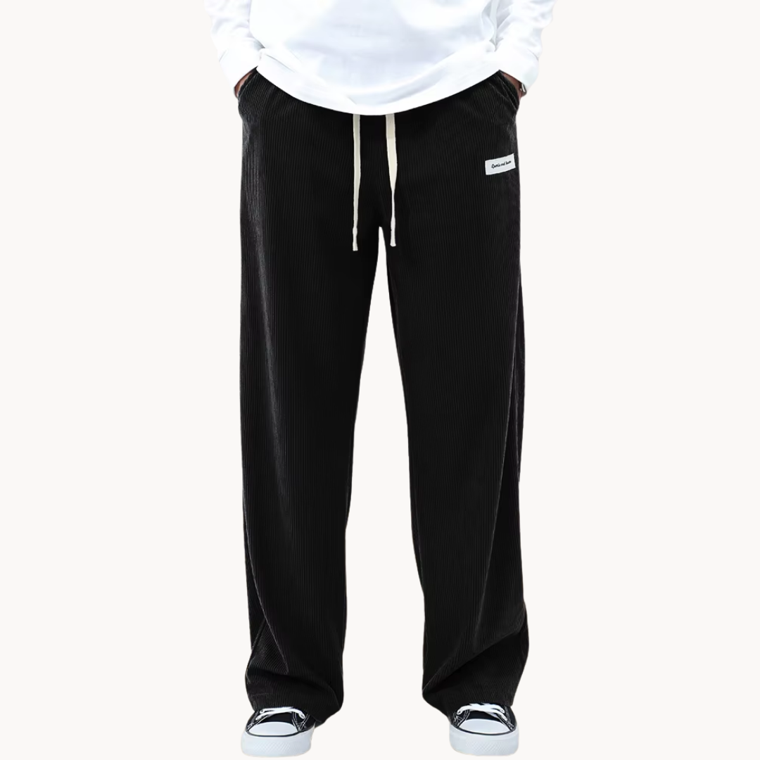 Cozy Corduroy Straight-Leg Pants 9