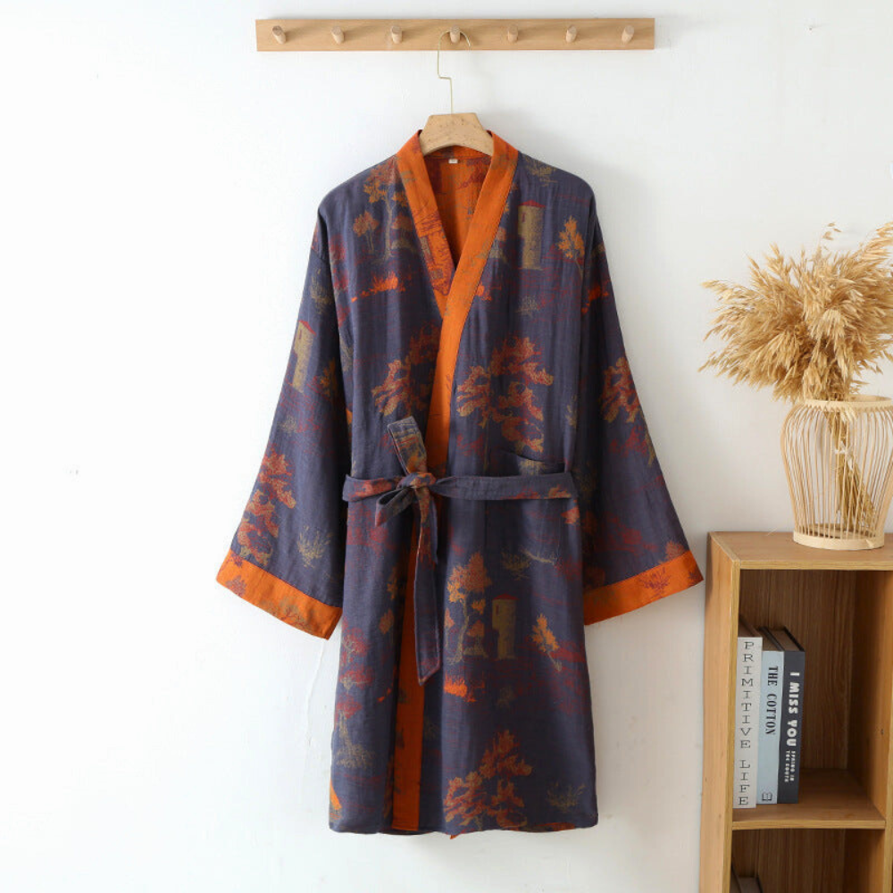 Cozy Cotton Kimono Robe 0