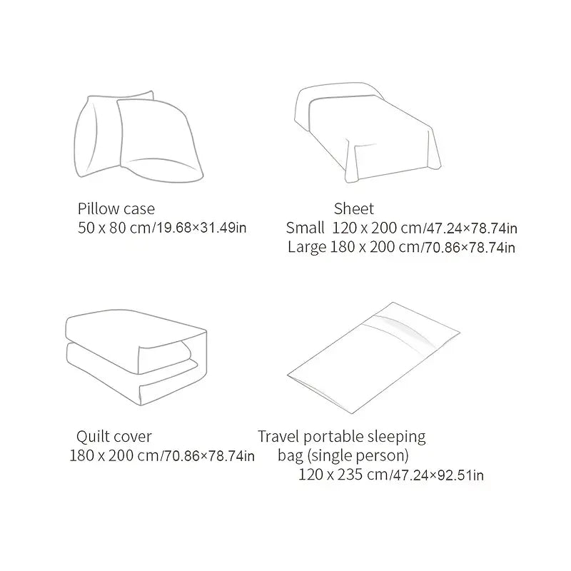 Cozy Disposable Travel Bedding Set 3