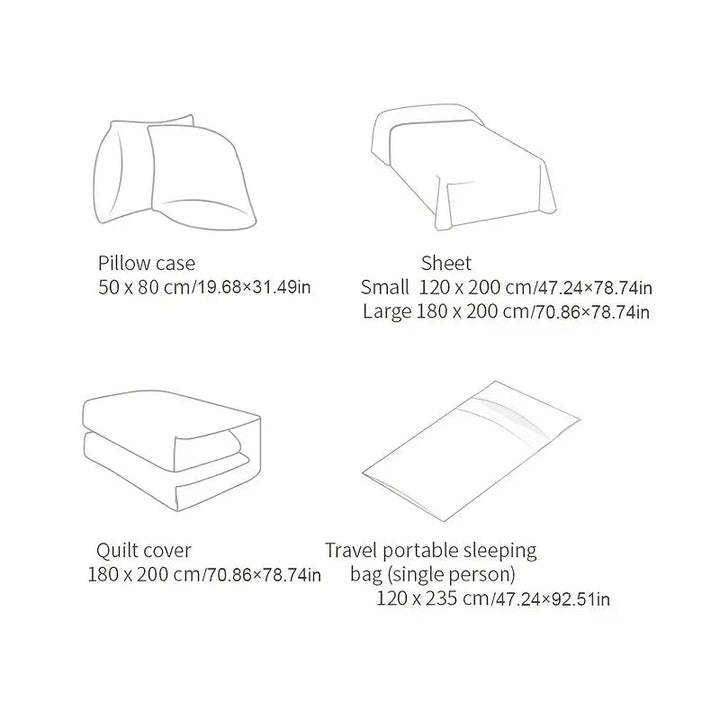Cozy Disposable Travel Bedding Set 3