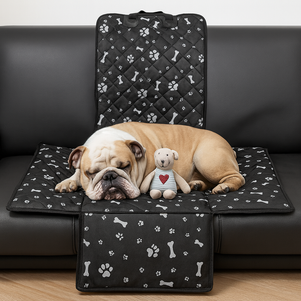 Cozy Fabric Dog Car Seat 1