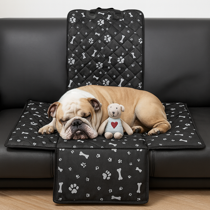 Cozy Fabric Dog Car Seat 1