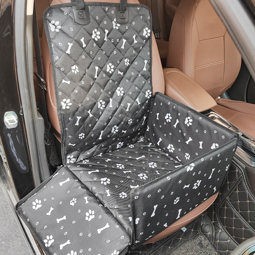 Cozy Fabric Dog Car Seat 5