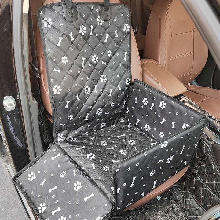 Cozy Fabric Dog Car Seat 5