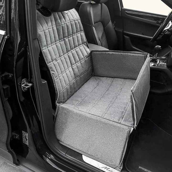Cozy Fabric Dog Car Seat 6