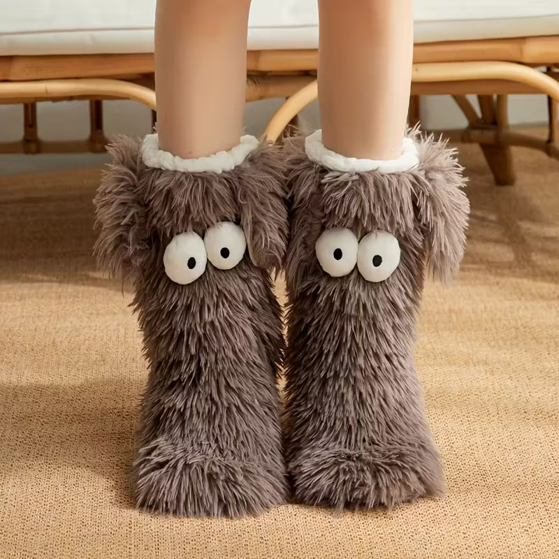 Cozy Faux-Fur Socks 0