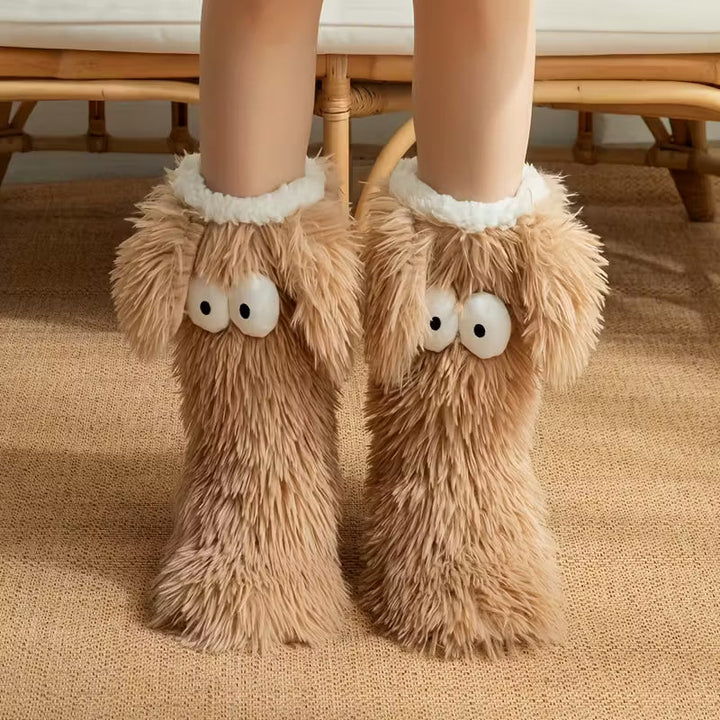 Cozy Faux-Fur Socks 1
