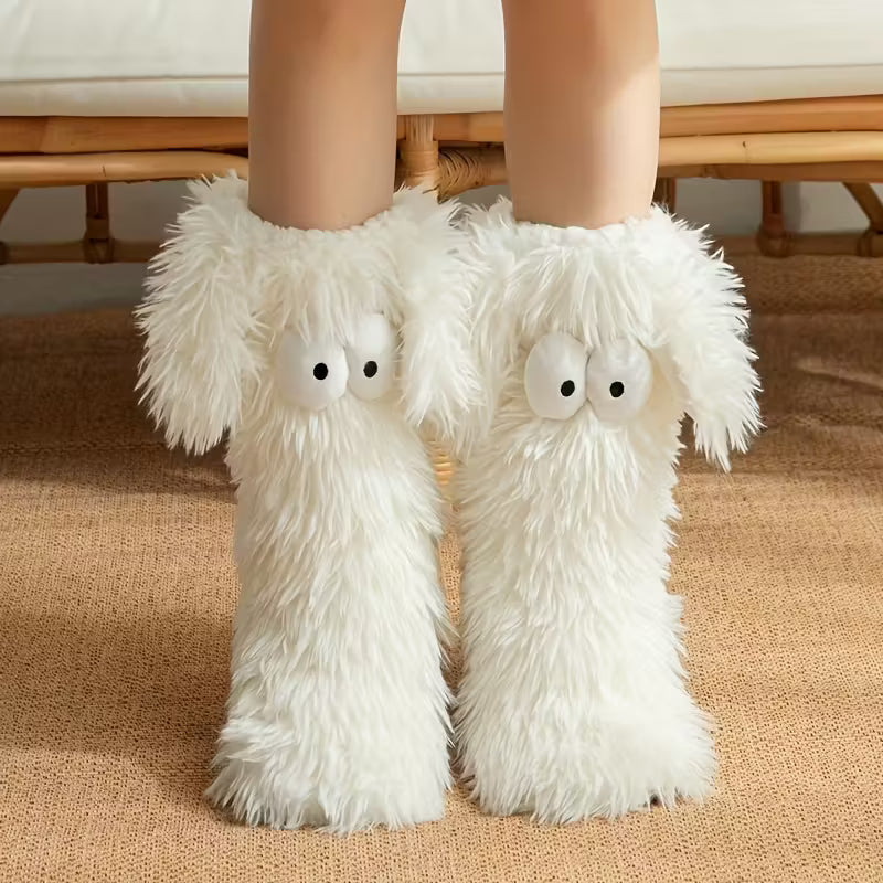 Cozy Faux-Fur Socks 2