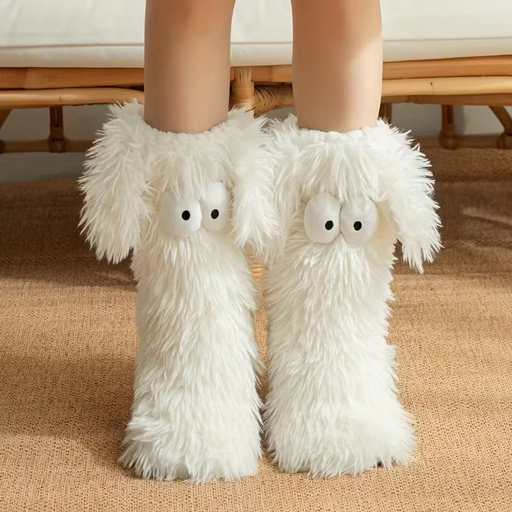 Cozy Faux-Fur Socks 2