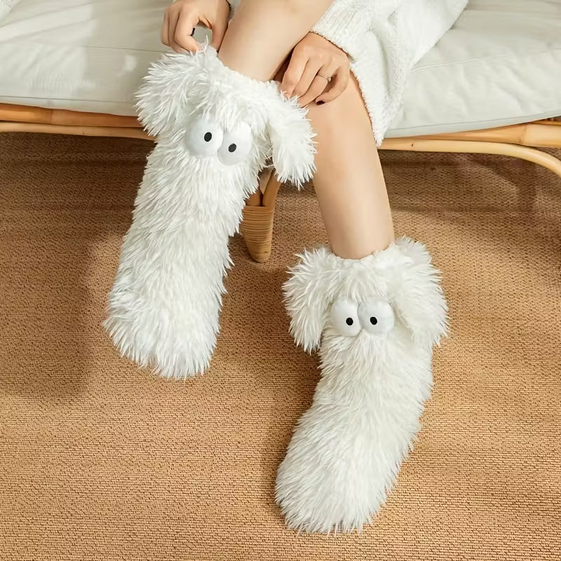 Cozy Faux-Fur Socks 5