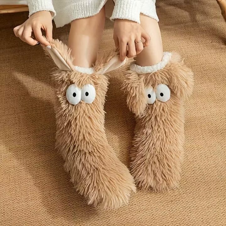 Cozy Faux-Fur Socks 8
