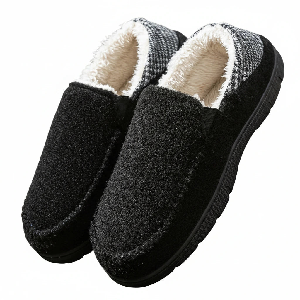 Cozy Felt Memory Foam Slippers 0