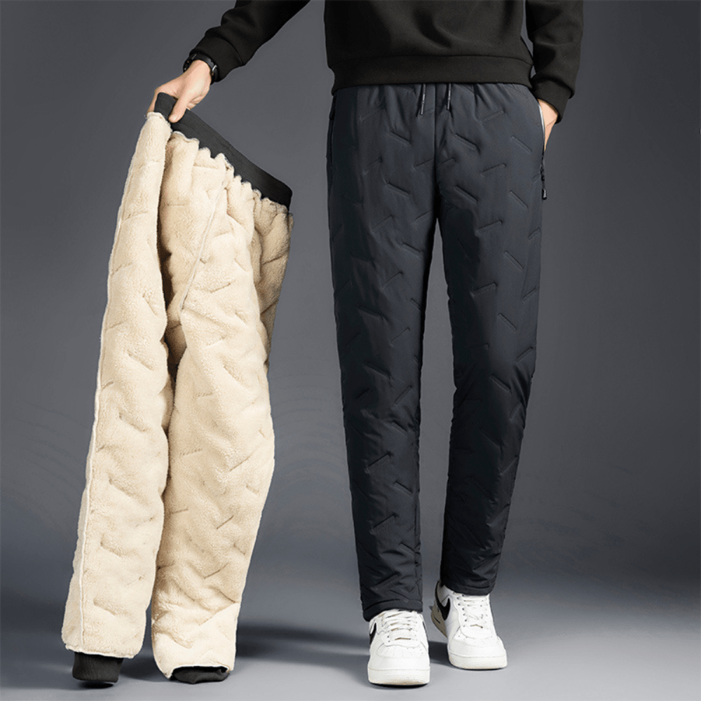 Cozy Fleece-Lined Thermal Trousers 1