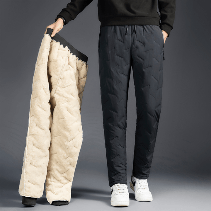 Cozy Fleece-Lined Thermal Trousers 1