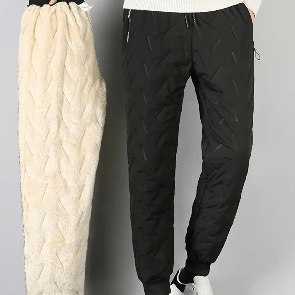 Cozy Fleece-Lined Thermal Trousers 3