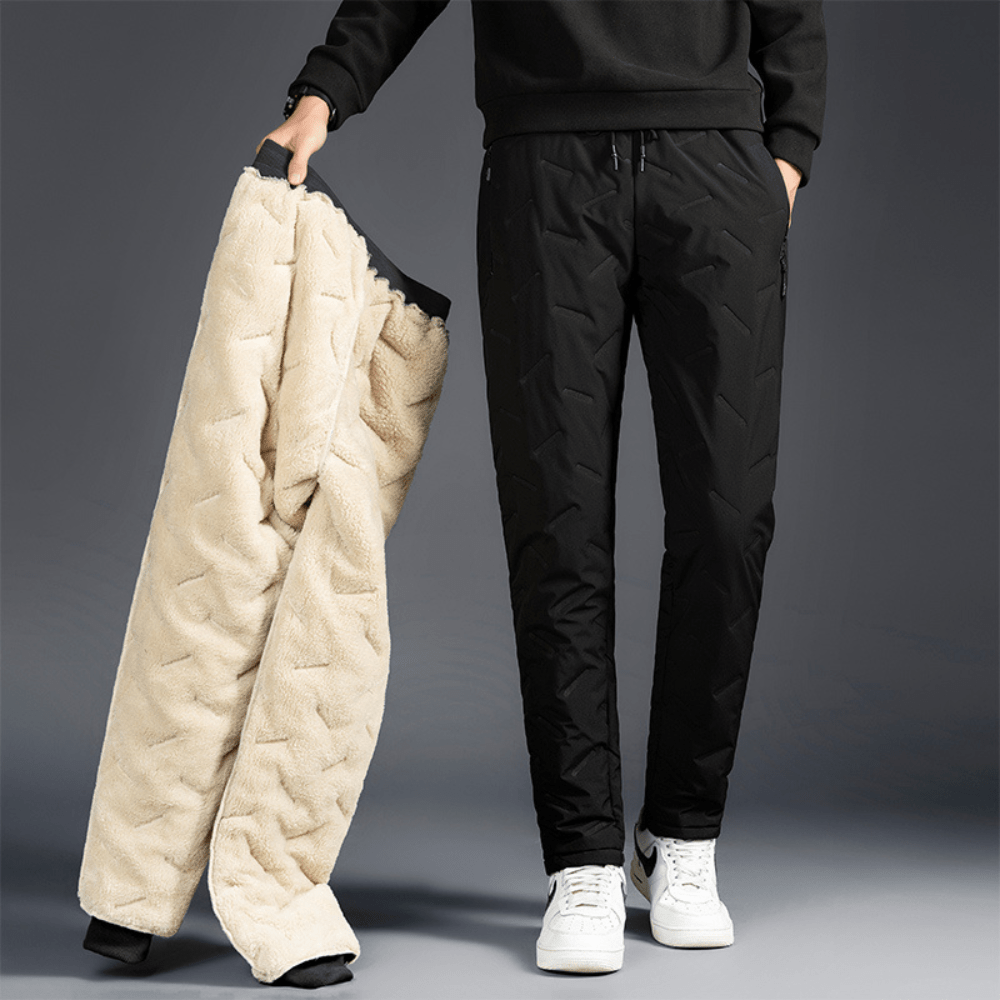 Cozy Fleece-Lined Thermal Trousers 8