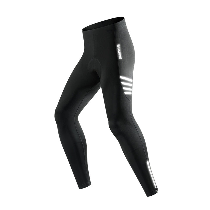Cozy Fleece Men's Cycling Pants With Padding 0