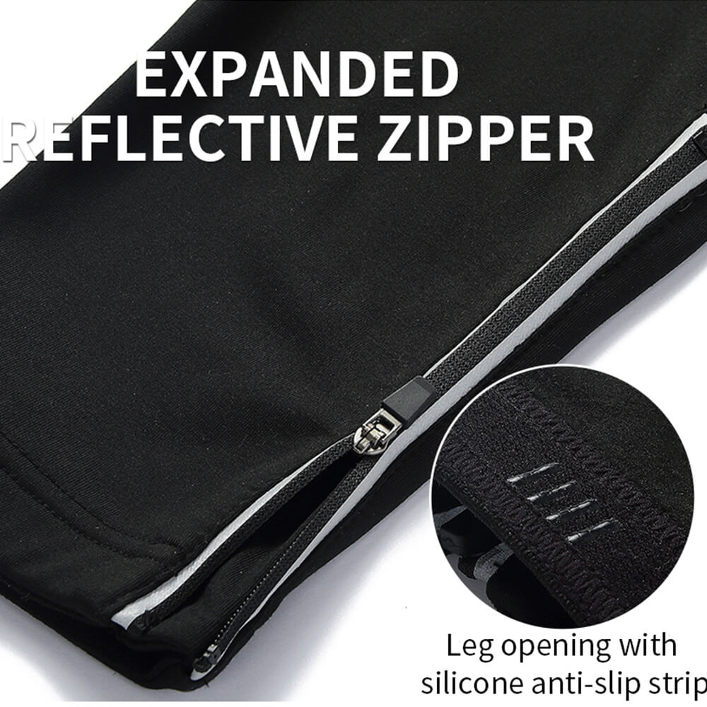 Cozy Fleece Men's Cycling Pants With Padding 8