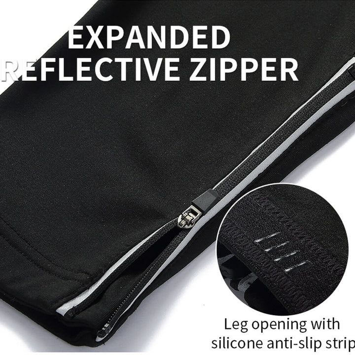 Cozy Fleece Men's Cycling Pants With Padding 8