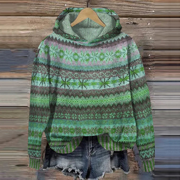 Cozy Knit Mens Hooded Sweater 2