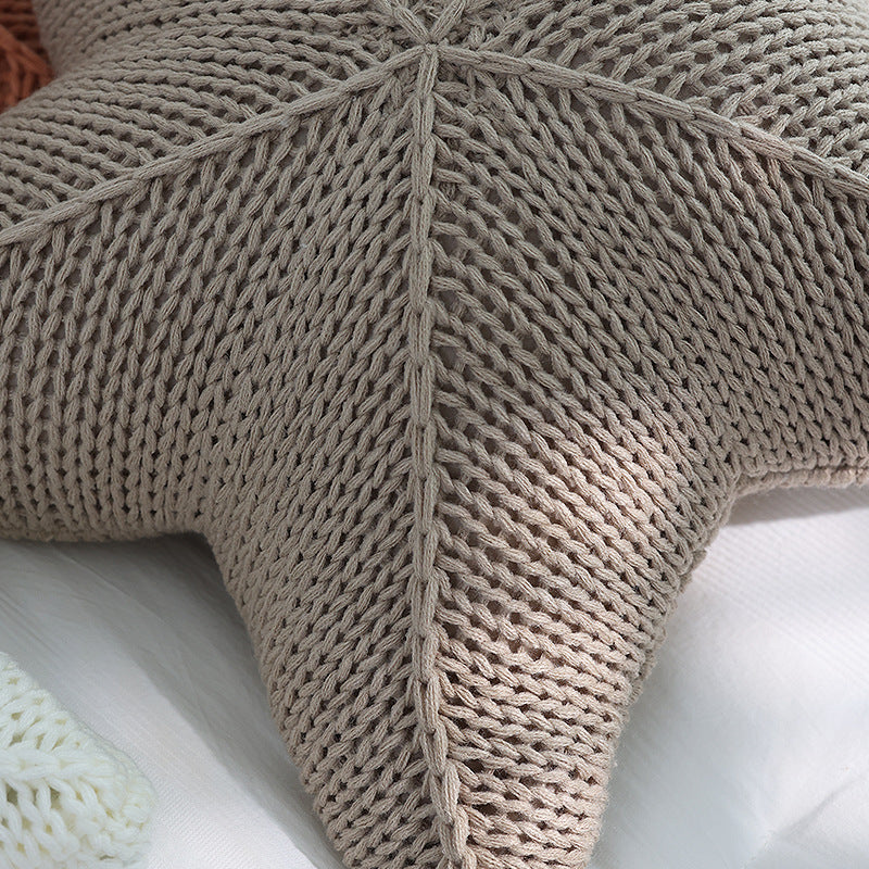 Cozy Knit Starfish Pillow 3