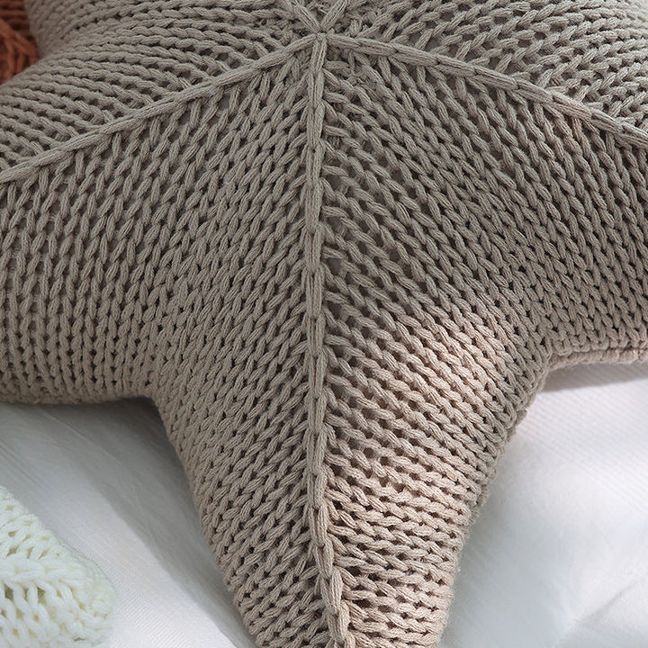 Cozy Knit Starfish Pillow 3