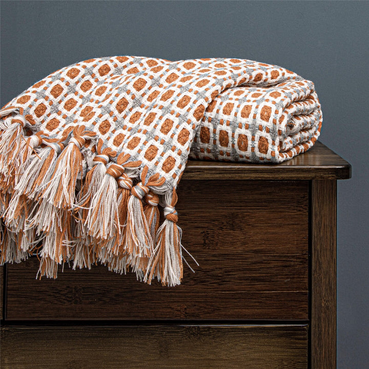 Cozy Knitted Throw Blanket 2