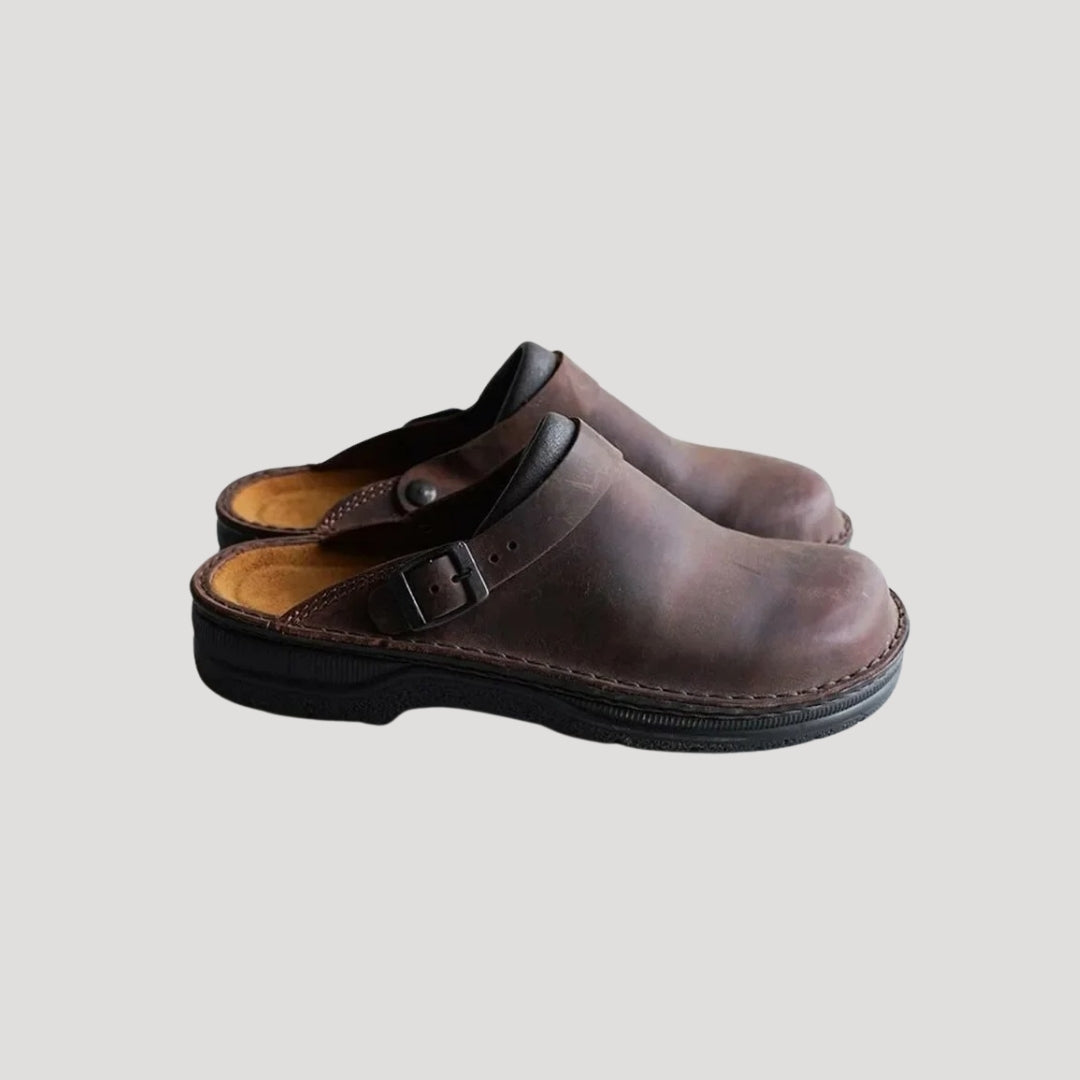 Cozy Leather Clogs for Women 0