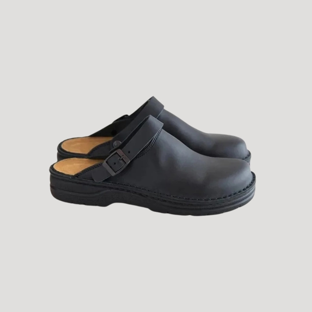 Cozy Leather Clogs for Women 1