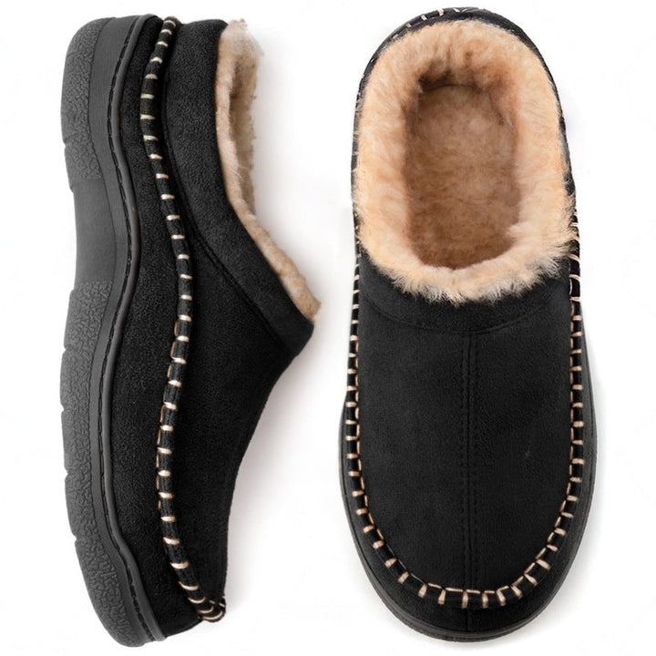 Cozy Microsuede Mens Slippers 0