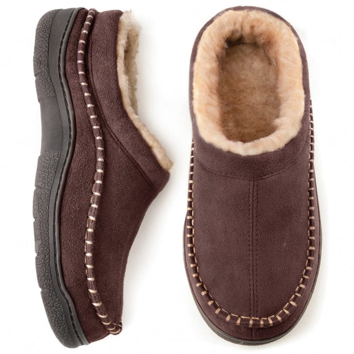 Cozy Microsuede Mens Slippers 10