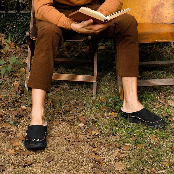 Cozy Microsuede Mens Slippers 8