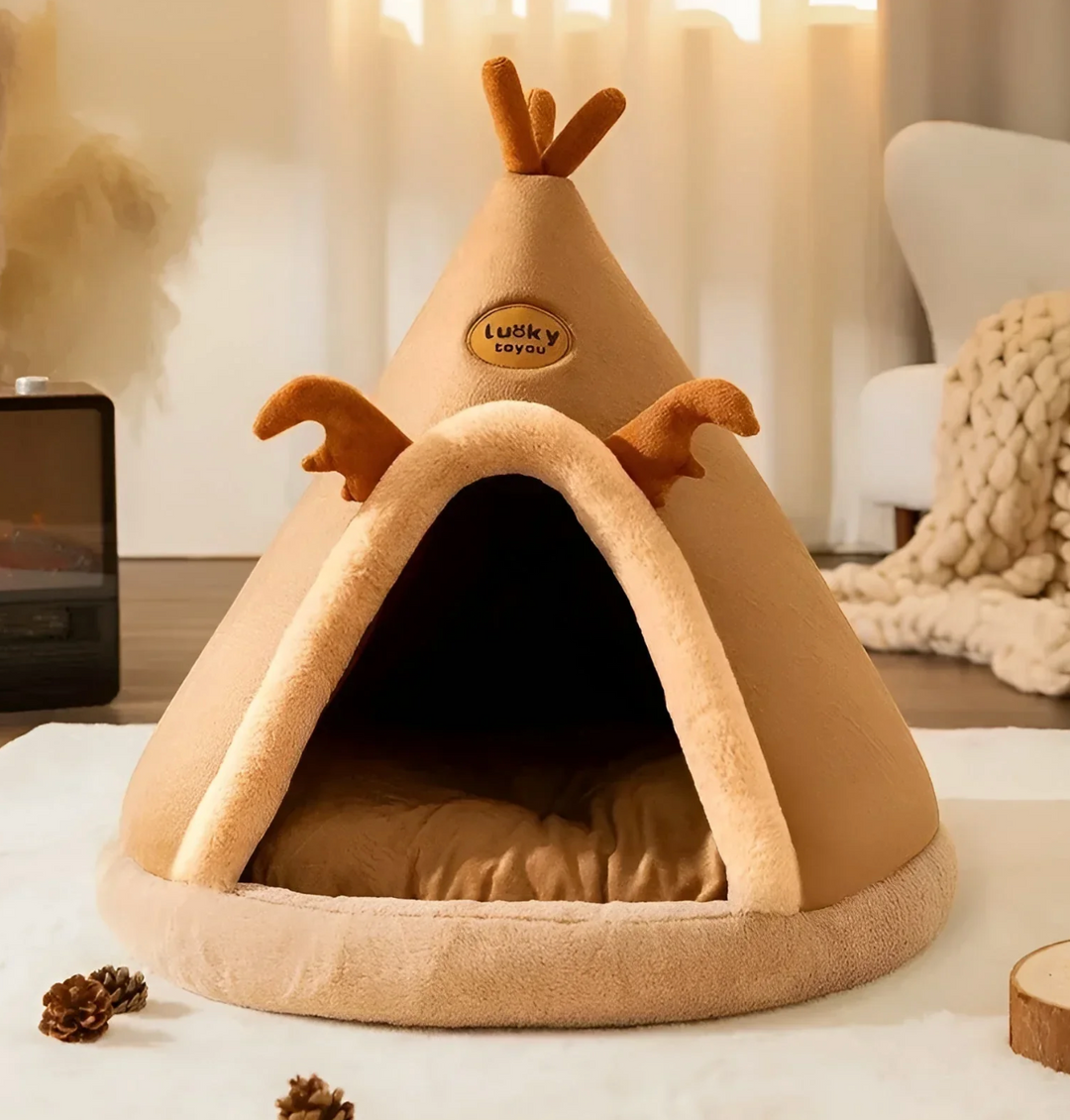 Cozy Plush Dog Bed 0