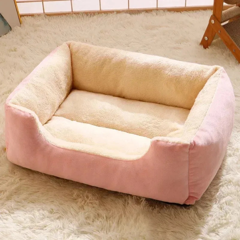 Cozy Plush Dog Bed 1