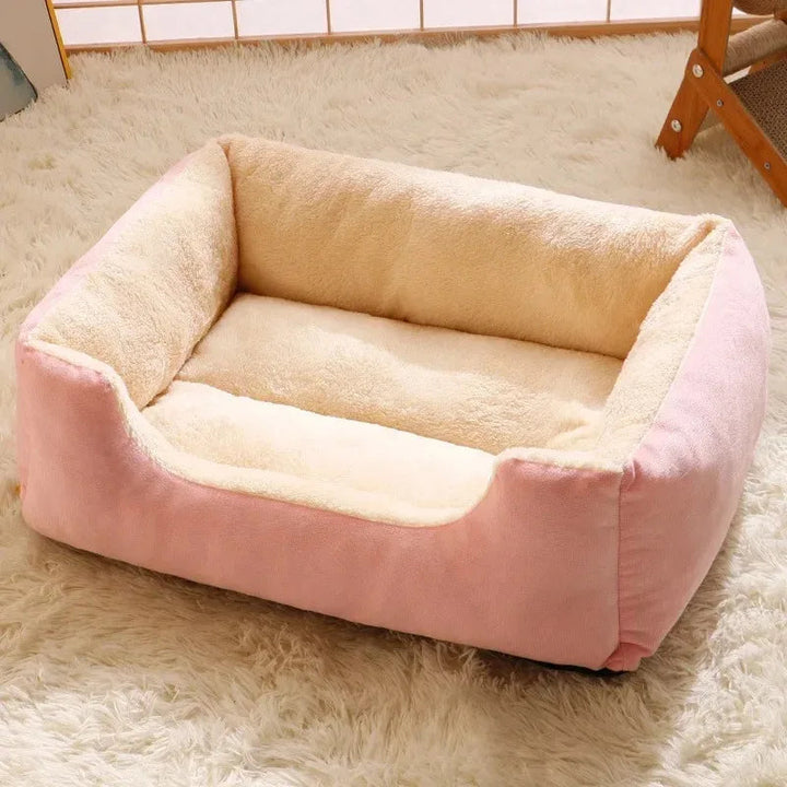 Cozy Plush Dog Bed 8