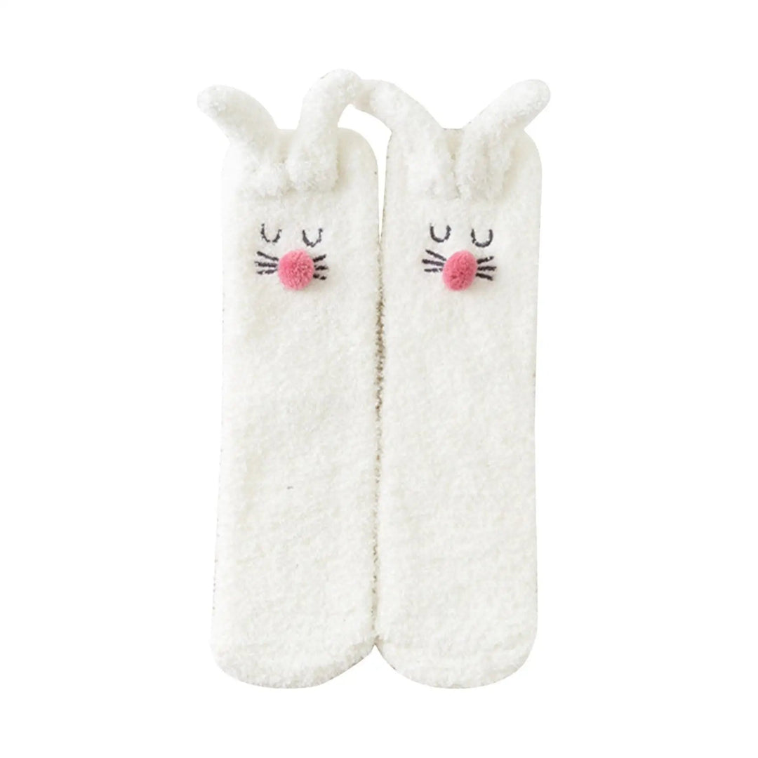 Cozy Sherpa Bunny Socks 7