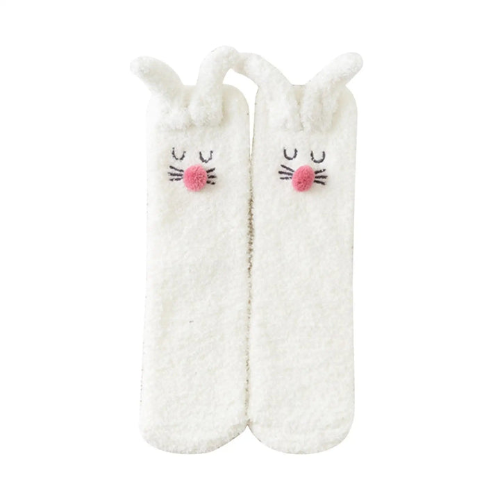 Cozy Sherpa Bunny Socks 7