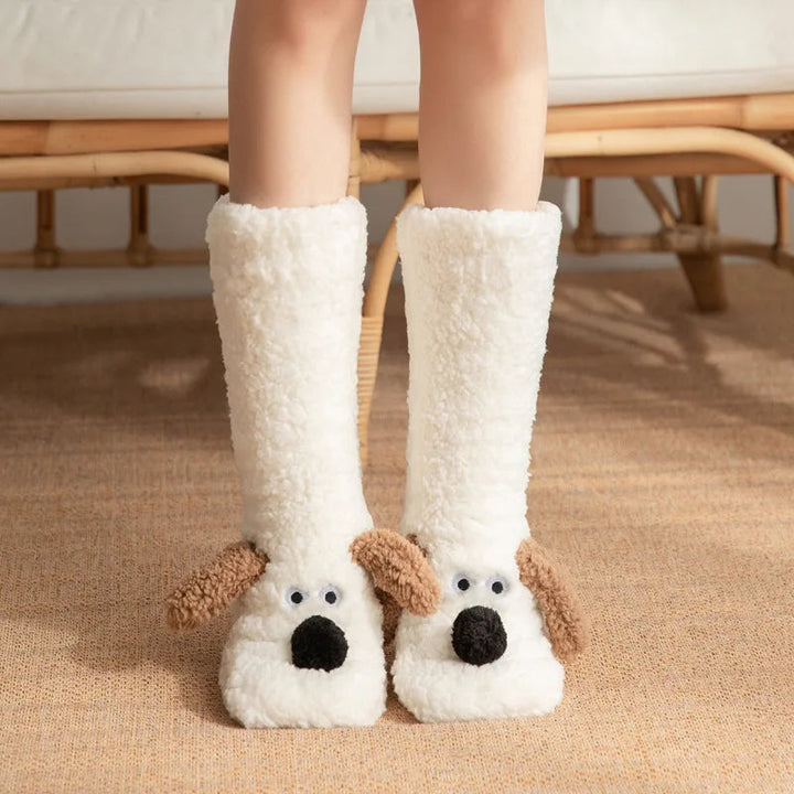 Cozy Sherpa Dog Socks 5