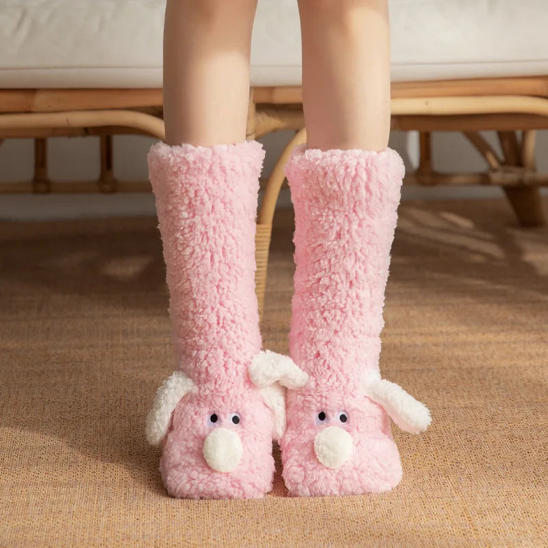 Cozy Sherpa Dog Socks 6