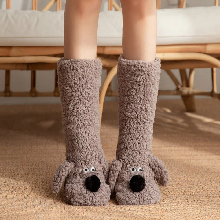 Cozy Sherpa Dog Socks 8