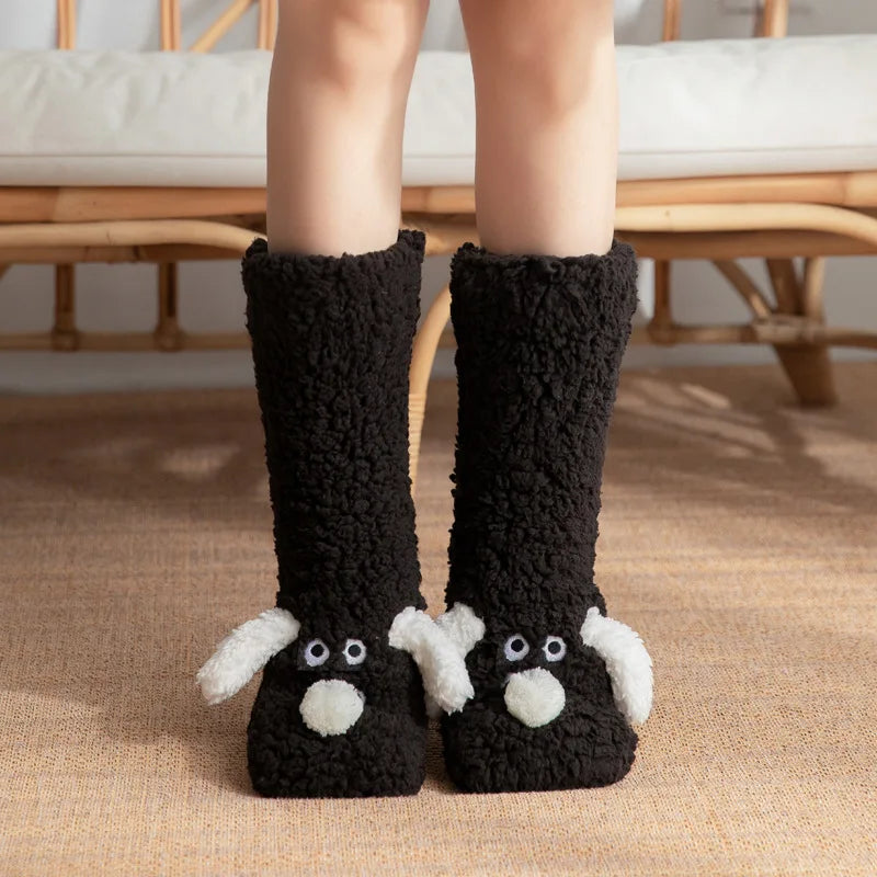 Cozy Sherpa Dog Socks 9