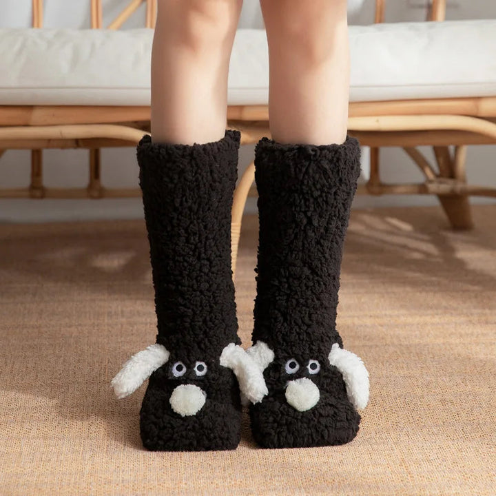 Cozy Sherpa Dog Socks 9