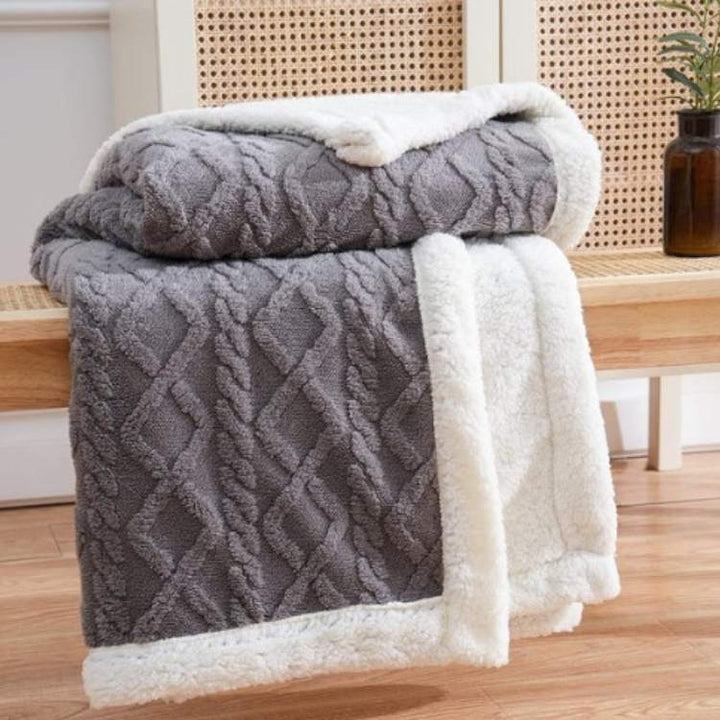 Cozy Sherpa Weighted Blanket 0