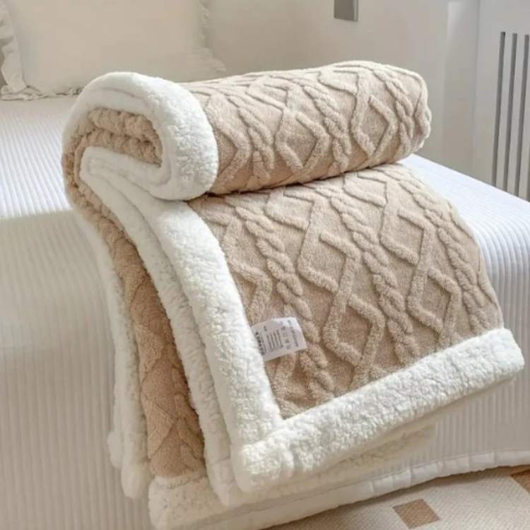Cozy Sherpa Weighted Blanket 8