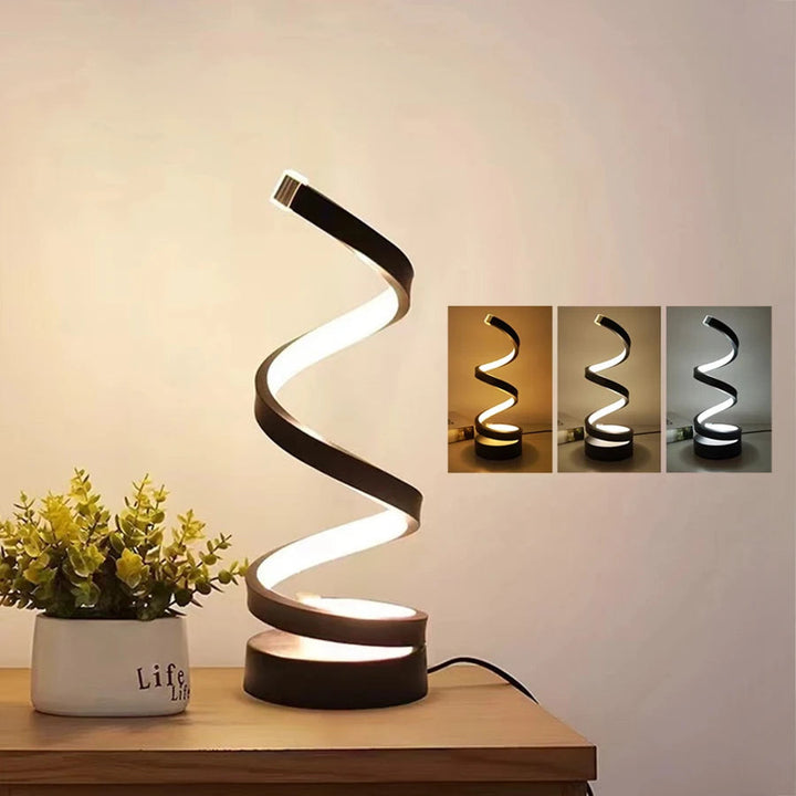 Cozy Spiral LED Light Fixture 1