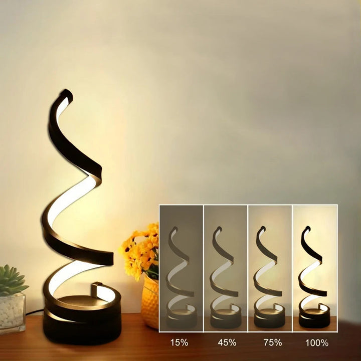 Cozy Spiral LED Light Fixture 3