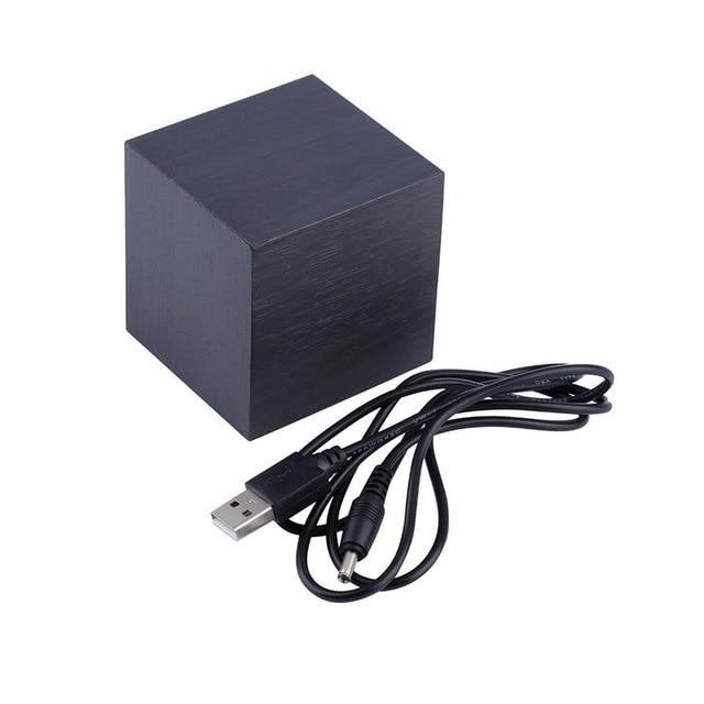 Cozy Wood Grain Digital Clock 6