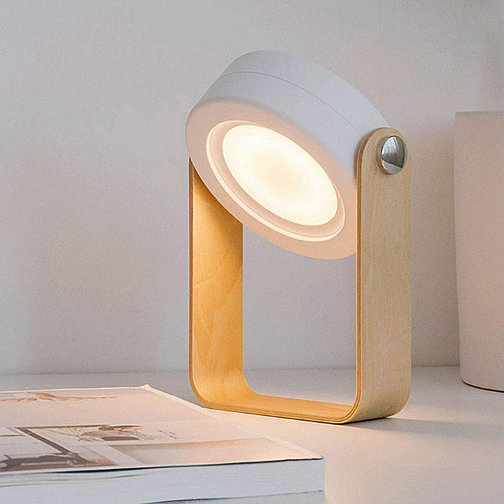 Cozy Wooden Desk Lamp 0